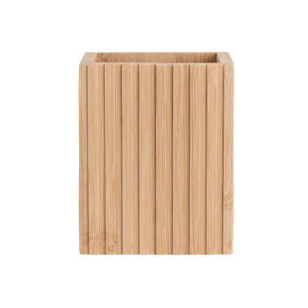 Εικόνα της ΘΗΚΗ ΟΔΟΝΤΟΒΟΥΡΤΣΑΣ BAMBOO ESSENTIALS ΤΕΤΡΑΓΩΝΗ 8.3x6.5x10.3cm