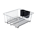 Εικόνα της ΚΑΛΑΘΙ ΝΕΡΟΧΥΤΗ HOMELY ΜΕΤΑΛΛΙΚΟ 35x30x15cm ΜΕ ΜΑΥΡΗ ΒΑΣΗ ΣΙΛΙΚΟΝΗΣ