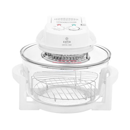 Εικόνα της ΦΟΥΡΝΑΚΙ ΡΟΜΠΟΤ CRYSTAL COOK 1400w 12lt ΜΕ ΑΝΤΙΣΤAΣΕΙΣ ΛΕΥΚΟ