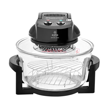 Εικόνα της ΦΟΥΡΝΑΚΙ ΡΟΜΠΟΤ STORM CRYSTAL COOK 1400w 12lt ΜΕ ΑΝΤΙΣΤΑΣΕΙΣ ΜΑΥΡΟ