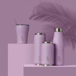 Εικόνα της ΘΕΡΜΟΣ TRAVEL FLASK SAVE THE AEGEAN 500ml LAVENDER PURPLE