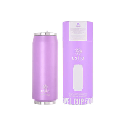 Εικόνα της ΘΕΡΜΟΣ TRAVEL CUP SAVE THE AEGEAN 500ml LAVENDER PURPLE