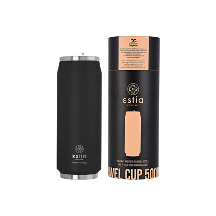 Εικόνα της ΘΕΡΜΟΣ TRAVEL CUP SAVE THE AEGEAN 500ml MIDNIGHT BLACK