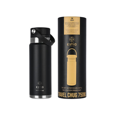 Εικόνα της ΘΕΡΜΟΣ TRAVEL CHUG SAVE THE AEGEAN 750ml MIDNIGHT BLACK