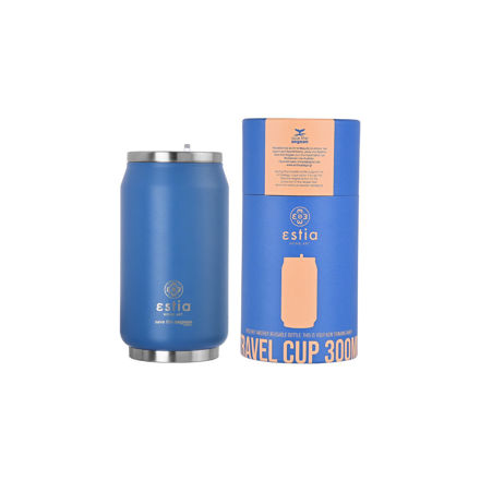 Εικόνα της ΘΕΡΜΟΣ TRAVEL CUP SAVE THE AEGEAN 300ml DENIM BLUE