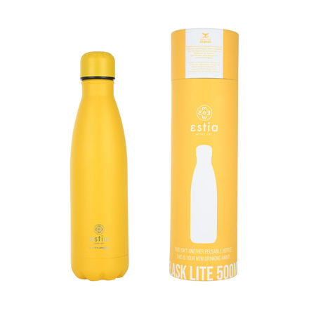 Εικόνα της ΘΕΡΜΟΣ FLASK LITE SAVE THE AEGEAN 500ml PINEAPPLE YELLOW