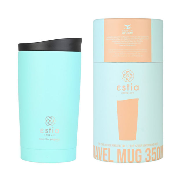 Εικόνα της ΘΕΡΜΟΣ TRAVEL MUG SAVE THE AEGEAN 350ml BERMUDA GREEN