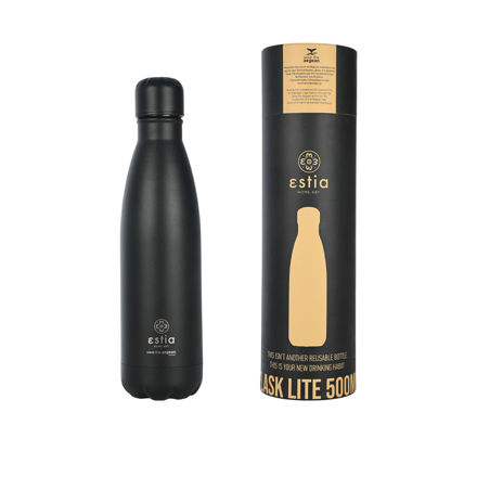 Εικόνα της ΘΕΡΜΟΣ FLASK LITE SAVE THE AEGEAN 500ml MIDNIGHT BLACK