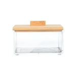 Εικόνα της ΚΟΥΤΙ ΑΠΟΘΗΚΕΥΣΗΣ & ΟΡΓΑΝΩΣΗΣ BAMBOO ΤΕΤΡΑΓΩΝΟ  9x9x6cm ΜΕ ΚΑΠΑΚΙ