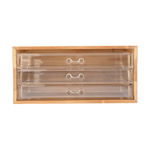 Εικόνα της ΚΟΣΜΗΜΑΤΟΘΗΚΗ BAMBOO ESSENTIALS 24.5x11x14cm ΜΕ 3 ΣΥΡΤΑΡΑΚΙΑ