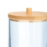 Εικόνα της ΚΟΥΤΙ ΑΠΟΘΗΚΕΥΣΗΣ & ΟΡΓΑΝΩΣΗΣ BAMBOO ΓΙΑ ΔΙΣΚΟΥΣ ΝΤΕΜΑΚΙΓΙΑΖ 7x7x12cm ΜΕ ΚΑΠΑΚΙ