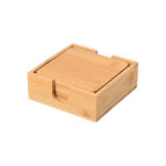 Εικόνα της ΣΟΥΒΕΡ BAMBOO ESSENTIALS 11x11cm ΜΕ ΘΗΚΗ 5 ΤΕΜ.