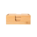 Εικόνα της ΣΟΥΒΕΡ BAMBOO ESSENTIALS 11x11cm ΜΕ ΘΗΚΗ 5 ΤΕΜ.