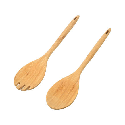 Εικόνα της ΚΟΥΤΑΛΑ & ΠΙΡΟΥΝΑ BAMBOO ΣΕΤ 2 ΤΕΜ.