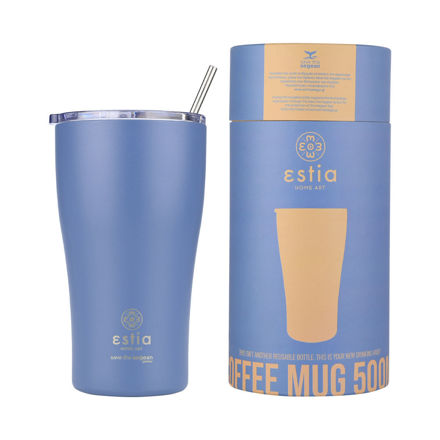 Εικόνα της ΘΕΡΜΟΣ COFFEE MUG SAVE THE AEGEAN 500ml DENIM BLUE