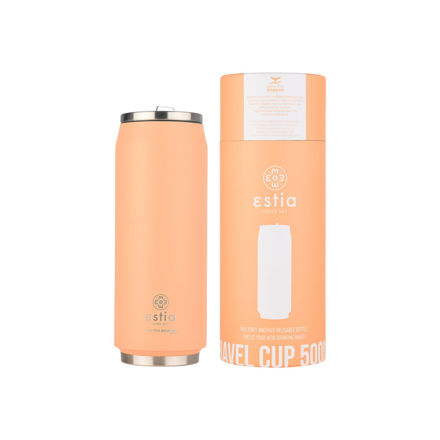 Εικόνα της ΘΕΡΜΟΣ TRAVEL CUP SAVE THE AEGEAN 500ml PEACH FUZZ