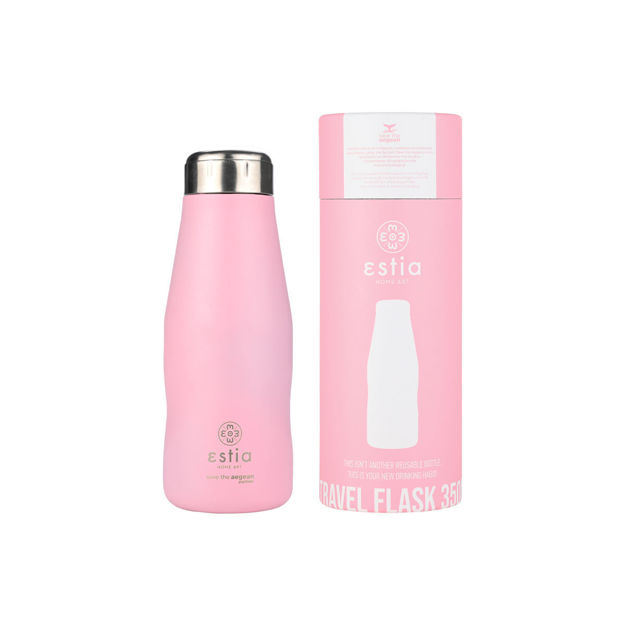 Εικόνα της ΘΕΡΜΟΣ TRAVEL FLASK SAVE THE AEGEAN 350ml BLOSSOM ROSE