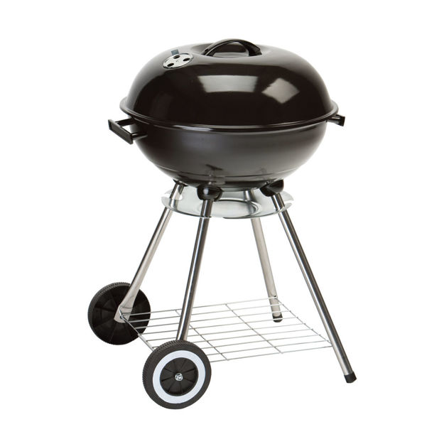 Εικόνα της TERRA ΨΗΣΤΑΡΙΑ ΚΑΡΒΟΥΝΟΥ BBQ 44cm ΜΕ ΚΑΠΑΚΙ ΚΑΙ ΡΟΔΕΣ ΜΕΤΑΦΟΡΑΣ