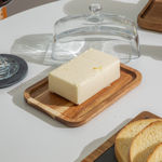 Εικόνα της ΒΑΣΗ ΤΥΡΙΩΝ ALLURE ΜΕ ΓΥΑΛΙΝΟ ΚΑΠΑΚΙ 18.5x12.8x10cm
