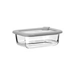Εικόνα της ΦΑΓΗΤΟΔΟΧΕΙΟ COLORSEAL ΓΥΑΛΙΝΟ 370ml 16.3x12.3x6.2cm ΜΕ ΚΑΠΑΚΙ ΣΙΛΙΚΟΝΗΣ ΓΚΡΙ