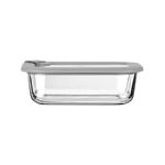Εικόνα της ΦΑΓΗΤΟΔΟΧΕΙΟ COLORSEAL ΓΥΑΛΙΝΟ 640ml 18.9x14.5x6.7 ΜΕ ΚΑΠΑΚΙ ΣΙΛΙΚΟΝΗΣ ΓΚΡΙ