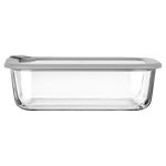 Εικόνα της ΦΑΓΗΤΟΔΟΧΕΙΟ COLORSEAL ΓΥΑΛΙΝΟ 1520ml 23.5x17.8x7.6cm ΜΕ ΚΑΠΑΚΙ ΣΙΛΙΚΟΝΗΣ ΓΚΡΙ