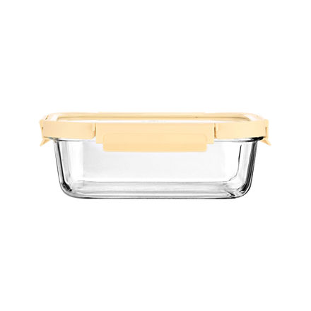 Εικόνα της ΦΑΓΗΤΟΔΟΧΕΙΟ CLICK&SEAL ΓΥΑΛΙΝΟ 640ml 18.9x14.5x6.7 ΜΕ ΚΑΠΑΚΙ ΠΛΑΣΤΙΚΟ IVORY