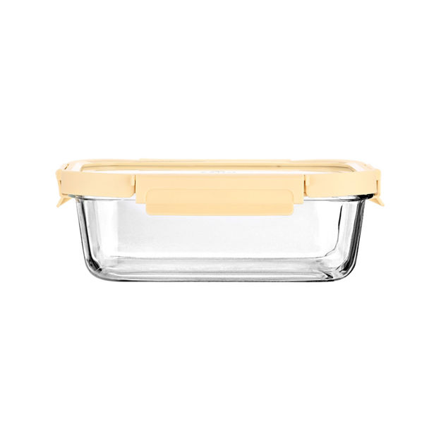Εικόνα της ΦΑΓΗΤΟΔΟΧΕΙΟ CLICK&SEAL ΓΥΑΛΙΝΟ 640ml 18.9x14.5x6.7 ΜΕ ΚΑΠΑΚΙ ΠΛΑΣΤΙΚΟ IVORY