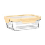 Εικόνα της ΦΑΓΗΤΟΔΟΧΕΙΟ CLICK&SEAL ΓΥΑΛΙΝΟ 1050ml 21.6x16.5x7.4cm ΜΕ ΚΑΠΑΚΙ ΠΛΑΣΤΙΚΟ IVORY