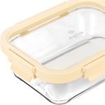 Εικόνα της ΦΑΓΗΤΟΔΟΧΕΙΟ CLICK&SEAL ΓΥΑΛΙΝΟ 1050ml 21.6x16.5x7.4cm ΜΕ ΚΑΠΑΚΙ ΠΛΑΣΤΙΚΟ IVORY