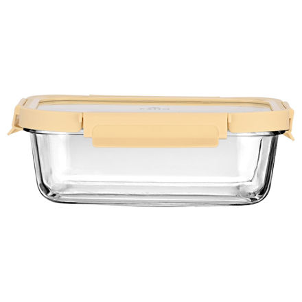 Εικόνα της ΦΑΓΗΤΟΔΟΧΕΙΟ CLICK&SEAL ΓΥΑΛΙΝΟ 1520ml 23.5x17.8x7.6cm ΜΕ ΚΑΠΑΚΙ ΠΛΑΣΤΙΚΟ IVORY