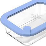 Εικόνα της ΦΑΓΗΤΟΔΟΧΕΙΟ COLORSEAL ΓΥΑΛΙΝΟ 640ml 18.9x14.5x6.7 ΜΕ ΚΑΠΑΚΙ ΣΙΛΙΚΟΝΗΣ ΜΠΛΕ