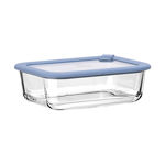 Εικόνα της ΦΑΓΗΤΟΔΟΧΕΙΟ COLORSEAL ΓΥΑΛΙΝΟ 1050ml 21.6x16.5x7.4cm ΜΕ ΚΑΠΑΚΙ ΣΙΛΙΚΟΝΗΣ ΜΠΛΕ