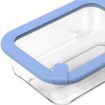 Εικόνα της ΦΑΓΗΤΟΔΟΧΕΙΟ COLORSEAL ΓΥΑΛΙΝΟ 1050ml 21.6x16.5x7.4cm ΜΕ ΚΑΠΑΚΙ ΣΙΛΙΚΟΝΗΣ ΜΠΛΕ