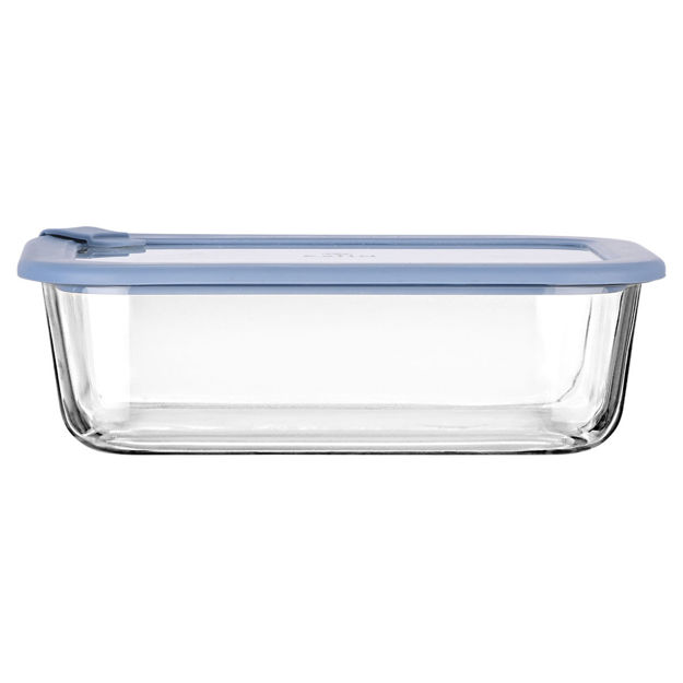 Εικόνα της ΦΑΓΗΤΟΔΟΧΕΙΟ COLORSEAL ΓΥΑΛΙΝΟ 1520ml 23.5x17.8x7.6cm ΜΕ ΚΑΠΑΚΙ ΣΙΛΙΚΟΝΗΣ ΜΠΛΕ