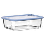 Εικόνα της ΦΑΓΗΤΟΔΟΧΕΙΟ COLORSEAL ΓΥΑΛΙΝΟ 1520ml 23.5x17.8x7.6cm ΜΕ ΚΑΠΑΚΙ ΣΙΛΙΚΟΝΗΣ ΜΠΛΕ
