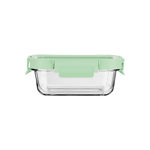 Εικόνα της ΦΑΓΗΤΟΔΟΧΕΙΟ CLICK&SEAL ΓΥΑΛΙΝΟ 370ml 16.3x12.3x6.2cm ΜΕ ΚΑΠΑΚΙ ΠΛΑΣΤΙΚΟ MINT
