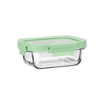 Εικόνα της ΦΑΓΗΤΟΔΟΧΕΙΟ CLICK&SEAL ΓΥΑΛΙΝΟ 370ml 16.3x12.3x6.2cm ΜΕ ΚΑΠΑΚΙ ΠΛΑΣΤΙΚΟ MINT