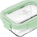 Εικόνα της ΦΑΓΗΤΟΔΟΧΕΙΟ CLICK&SEAL ΓΥΑΛΙΝΟ 370ml 16.3x12.3x6.2cm ΜΕ ΚΑΠΑΚΙ ΠΛΑΣΤΙΚΟ MINT