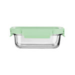 Εικόνα της ΦΑΓΗΤΟΔΟΧΕΙΟ CLICK&SEAL ΓΥΑΛΙΝΟ 640ml 18.9x14.5x6.7 ΜΕ ΚΑΠΑΚΙ ΠΛΑΣΤΙΚΟ MINT