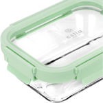 Εικόνα της ΦΑΓΗΤΟΔΟΧΕΙΟ CLICK&SEAL ΓΥΑΛΙΝΟ 640ml 18.9x14.5x6.7 ΜΕ ΚΑΠΑΚΙ ΠΛΑΣΤΙΚΟ MINT