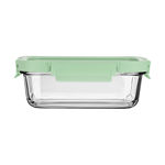 Εικόνα της ΦΑΓΗΤΟΔΟΧΕΙΟ CLICK&SEAL ΓΥΑΛΙΝΟ 1050ml 21.6x16.5x7.4cm ΜΕ ΚΑΠΑΚΙ ΠΛΑΣΤΙΚΟ MINT