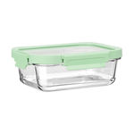 Εικόνα της ΦΑΓΗΤΟΔΟΧΕΙΟ CLICK&SEAL ΓΥΑΛΙΝΟ 1050ml 21.6x16.5x7.4cm ΜΕ ΚΑΠΑΚΙ ΠΛΑΣΤΙΚΟ MINT