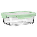 Εικόνα της ΦΑΓΗΤΟΔΟΧΕΙΟ CLICK&SEAL ΓΥΑΛΙΝΟ 1520ml 23.5x17.8x7.6cm ΜΕ ΚΑΠΑΚΙ ΠΛΑΣΤΙΚΟ MINT