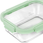 Εικόνα της ΦΑΓΗΤΟΔΟΧΕΙΟ CLICK&SEAL ΓΥΑΛΙΝΟ 1520ml 23.5x17.8x7.6cm ΜΕ ΚΑΠΑΚΙ ΠΛΑΣΤΙΚΟ MINT