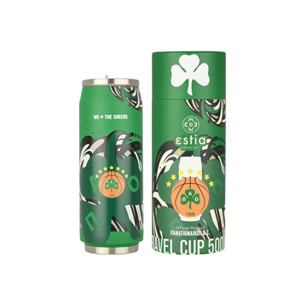 Εικόνα της ΘΕΡΜΟΣ TRAVEL CUP PANATHINAIKOS BC EDITION WE THE GREENS 500ml