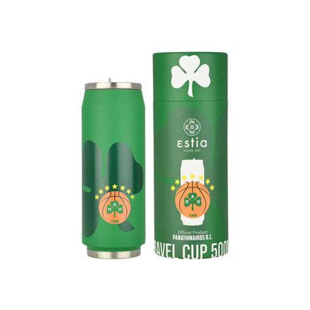 Εικόνα της ΘΕΡΜΟΣ TRAVEL CUP PANATHINAIKOS BC EDITION 500ml