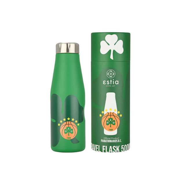 Εικόνα της ΘΕΡΜΟΣ TRAVEL FLASK PANATHINAIKOS BC EDITION 500ml