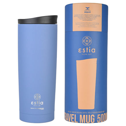 Εικόνα της ΘΕΡΜΟΣ TRAVEL MUG SAVE THE AEGEAN 500ml DENIM BLUE