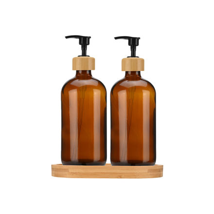 Εικόνα της ΑΝΤΛΙΕΣ ΣΑΠΟΥΝΙΟΥ BAMBOO ESSENTIALS ΓΥΑΛΙΝΕΣ 500ml ΣΕΤ 3 ΤΕΜ. ΜΕ ΔΙΣΚΟ ΒΑΜΒΟΟ